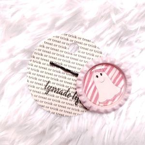 3 pc Pumpkin Bottlecap Hairpin Assortment